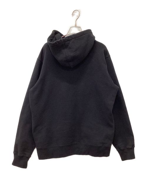 SUPREME（シュプリーム）SUPREME (シュプリーム) 18SS Corner Label Hooded Sweatshirt ブラック サイズ:Ⅿの古着・服飾アイテム