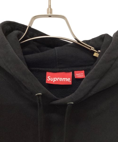 SUPREME（シュプリーム）SUPREME (シュプリーム) 18SS Corner Label Hooded Sweatshirt ブラック サイズ:Ⅿの古着・服飾アイテム