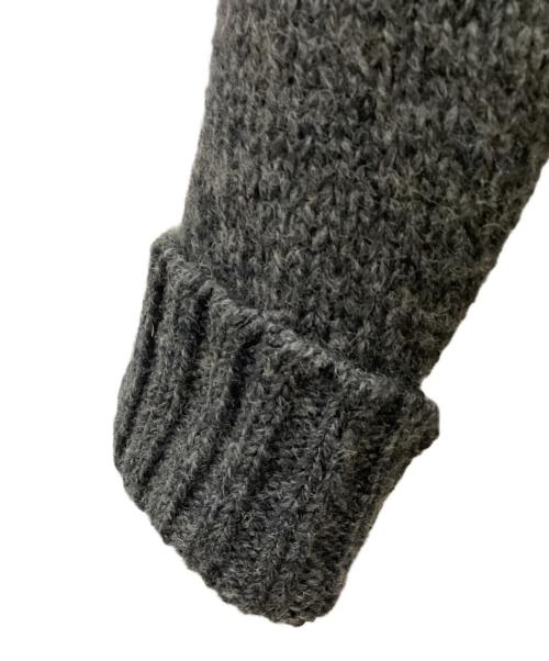 PAUL SMITH（ポールスミス）PAUL SMITH (ポールスミス) 90's ショールカラーフルジップウールニット グレー サイズ:Ｌの古着・服飾アイテム