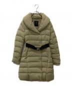 TATRASタトラス）の古着「VALLE ショールカラーベルテッドダウンコート」｜ベージュ