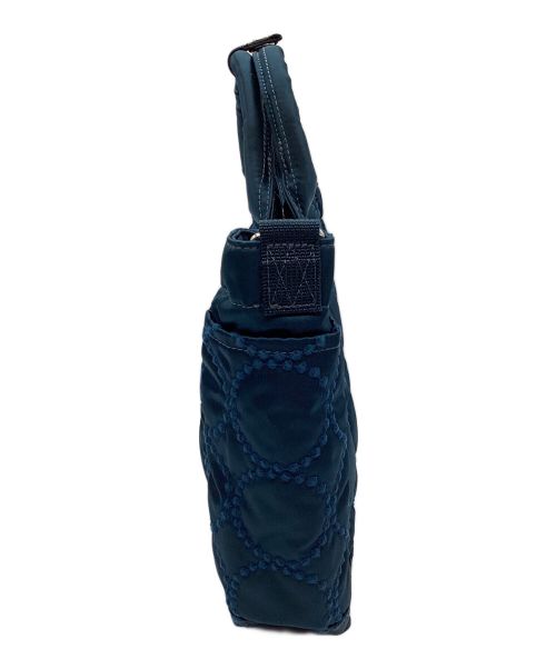 mina perhonen（ミナ ペルホネン）mina perhonen (ミナ ペルホネン) PORTER (ポーター) ２WAYハンドバッグ ブルー 未使用品の古着・服飾アイテム