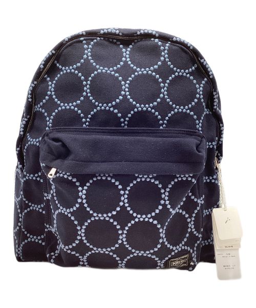 mina perhonen（ミナ ペルホネン）mina perhonen (ミナ ペルホネン) PORTER (ポーター) tambourineDAYPACK ネイビー 未使用品の古着・服飾アイテム