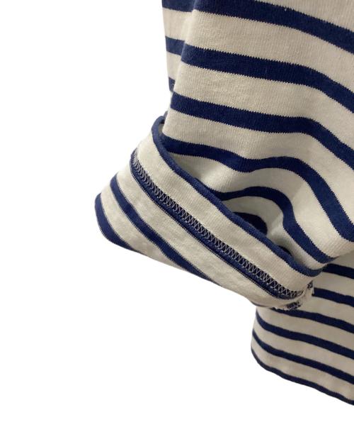 OUTIL（ウティ）OUTIL (ウティ) バスクシャツ ホワイト×ブルー サイズ:2の古着・服飾アイテム