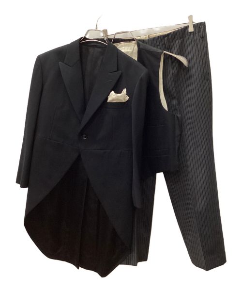 Japan vintage（ジャパンビンテージ）Japan vintage (ジャパンビンテージ) 50sモーニング3ピーススーツ ブラック×グレー サイズ:-の古着・服飾アイテム