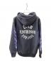 HIDE AND SEEK (ハイドアンドシーク) FLAME HOODED SWEAT SHIRT (D-BLUE) グレー サイズ:XL：15000円