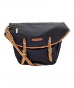 PORTERポーター）の古着「SHOULDER BAG(L)」｜ネイビー×ブラウン