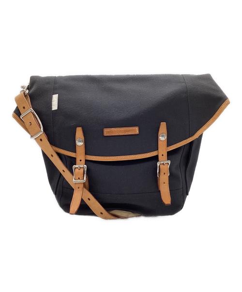 PORTER（ポーター）PORTER (ポーター) SHOULDER BAG(L) ネイビー×ブラウンの古着・服飾アイテム