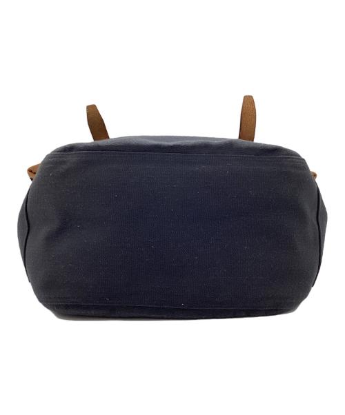 PORTER（ポーター）PORTER (ポーター) SHOULDER BAG(L) ネイビー×ブラウンの古着・服飾アイテム