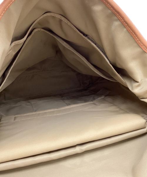 PORTER（ポーター）PORTER (ポーター) SHOULDER BAG(L) ネイビー×ブラウンの古着・服飾アイテム