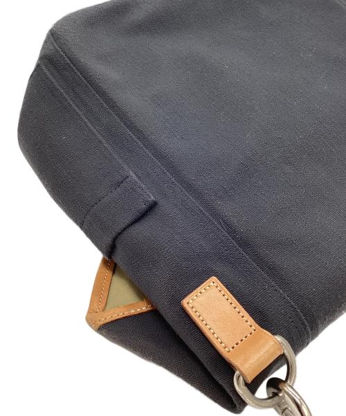 PORTER（ポーター）PORTER (ポーター) SHOULDER BAG(L) ネイビー×ブラウンの古着・服飾アイテム