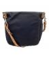 PORTER (ポーター) SHOULDER BAG(L) ネイビー×ブラウン：9000円