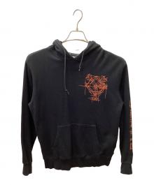 New Era×読売ジャイアンツ×TAKAHIROMIYASHITA TheSoloIst.（ニューエラ×ヨミウリジャイアンツ×タカヒロミヤシタ ザソロイスト）の古着「裏毛 スウェット プルオーバーフーディー」｜ブラック