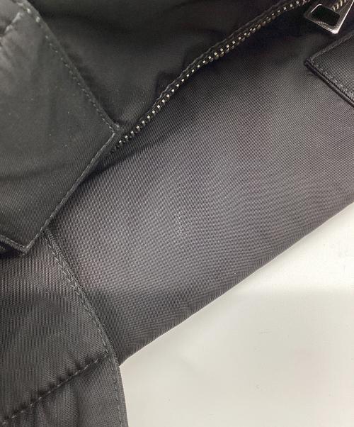 PRADA（プラダ）PRADA (プラダ) リバーシブルチェック柄2WAYトートバッグ ブルー×ブラックの古着・服飾アイテム