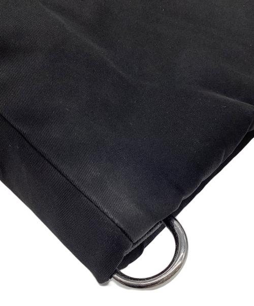 PRADA（プラダ）PRADA (プラダ) リバーシブルチェック柄2WAYトートバッグ ブルー×ブラックの古着・服飾アイテム