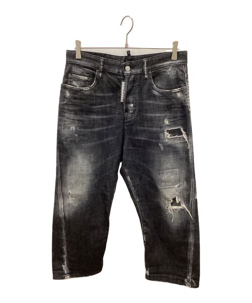 DSQUARED2（ディースクエアード）DSQUARED2 (ディースクエアード) SKATER JEAN ブラック サイズ:Ⅿの古着・服飾アイテム