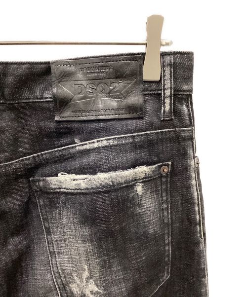 DSQUARED2（ディースクエアード）DSQUARED2 (ディースクエアード) SKATER JEAN ブラック サイズ:Ⅿの古着・服飾アイテム