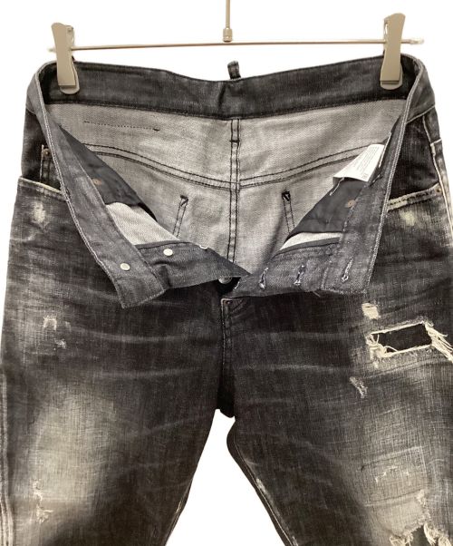 DSQUARED2（ディースクエアード）DSQUARED2 (ディースクエアード) SKATER JEAN ブラック サイズ:Ⅿの古着・服飾アイテム