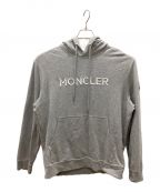 MONCLERモンクレール）の古着「FELPA CON CAPPUCCIO E LOGO RICAMATO PARKA」｜グレー