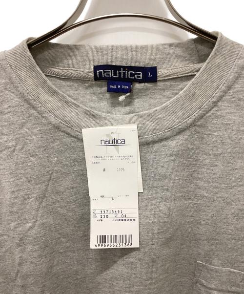 NAUTICA（ノーティカ）NAUTICA (ノーティカ) 90's霜降りポケットTシャツ グレー サイズ:Lの古着・服飾アイテム