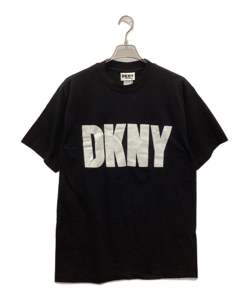DKNY（ダナキャランニューヨーク）DKNY (ダナキャランニューヨーク) 90'sロゴプリントTシャツ ブラック サイズ:FREEの古着・服飾アイテム