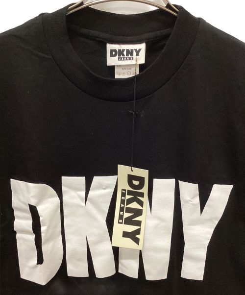 DKNY（ダナキャランニューヨーク）DKNY (ダナキャランニューヨーク) 90'sロゴプリントTシャツ ブラック サイズ:FREEの古着・服飾アイテム