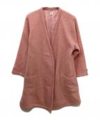 PANパン）の古着「モヘアシャギコート」｜ピンク