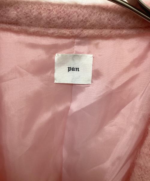 PAN（パン）PAN (パン) モヘアシャギコート ピンク サイズ:FREEの古着・服飾アイテム