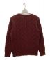 WACKO MARIA (ワコマリア) ケーブルニット ボルドー サイズ:M：6000円