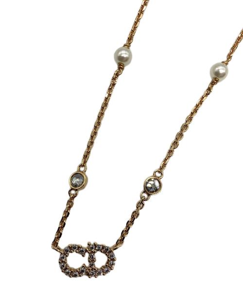 Christian Dior（クリスチャン ディオール）Christian Dior (クリスチャン ディオール) Clair D Lune ネックレス ゴールドカラー サイズ:40cmの古着・服飾アイテム