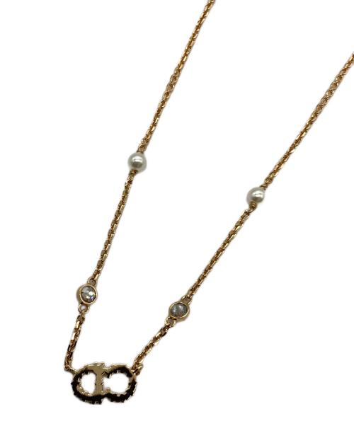 Christian Dior（クリスチャン ディオール）Christian Dior (クリスチャン ディオール) Clair D Lune ネックレス ゴールドカラー サイズ:40cmの古着・服飾アイテム