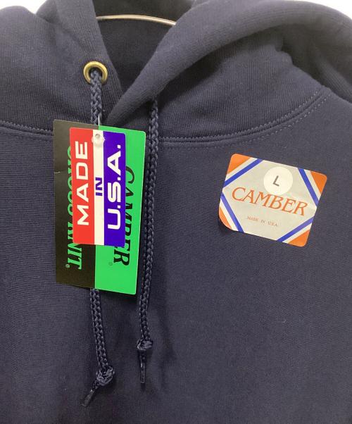 CAMBER（キャンバー）CAMBER (キャンバー) CROSS KNIT PULLOVER HOODIE ネイビー サイズ:Lの古着・服飾アイテム