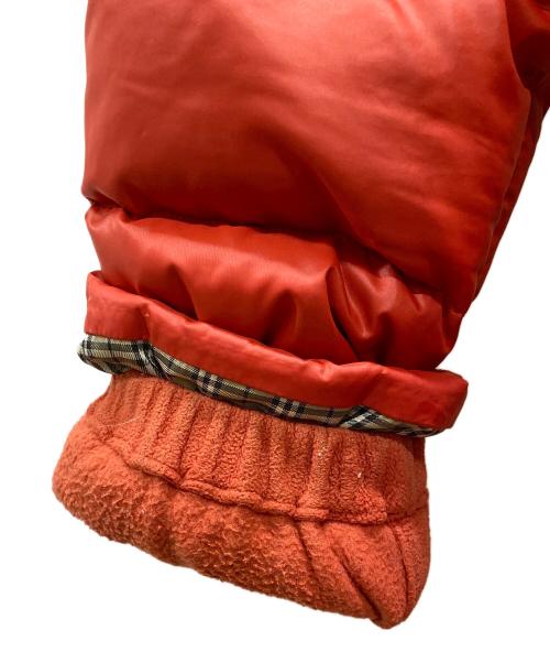 BURBERRY BLUE LABEL（バーバリーロンドンブルーレーベル）BURBERRY BLUE LABEL (バーバリーロンドンブルーレーベル) ダウンコート レッド サイズ:Mの古着・服飾アイテム