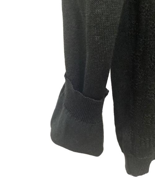 LOUIS VUITTON（ルイ ヴィトン）LOUIS VUITTON (ルイ ヴィトン) ニットポロシャツ ブラック サイズ:Ⅿの古着・服飾アイテム