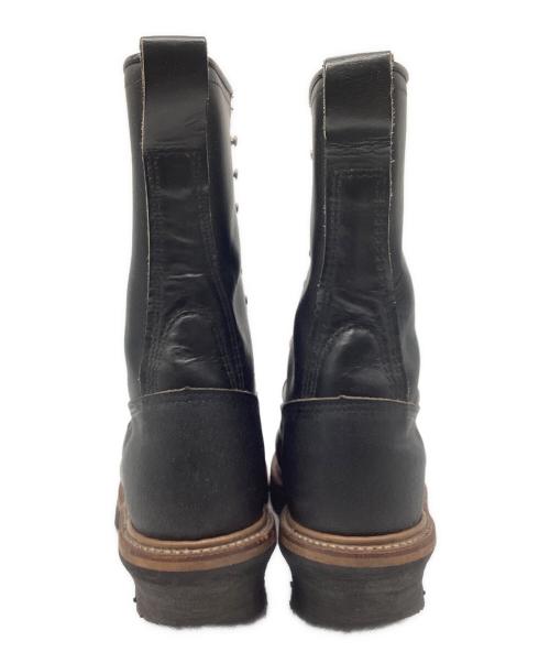RED WING（レッドウィング）RED WING (レッドウィング) 90s 10inch LOGGER BOOT Steel Toe ブラック サイズ:25.5cmの古着・服飾アイテム