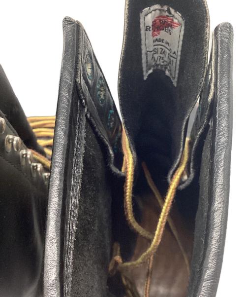 RED WING（レッドウィング）RED WING (レッドウィング) 90s 10inch LOGGER BOOT Steel Toe ブラック サイズ:25.5cmの古着・服飾アイテム