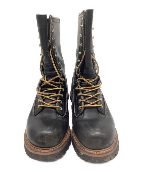 RED WING（レッドウィング）RED WING (レッドウィング) 90s 10inch LOGGER BOOT Steel Toe ブラック サイズ:25.5cmの古着・服飾アイテム