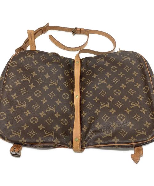 LOUIS VUITTON（ルイ ヴィトン）LOUIS VUITTON (ルイ ヴィトン) MALLETIER刻印　ソミュール30（旧型） ブラウンの古着・服飾アイテム