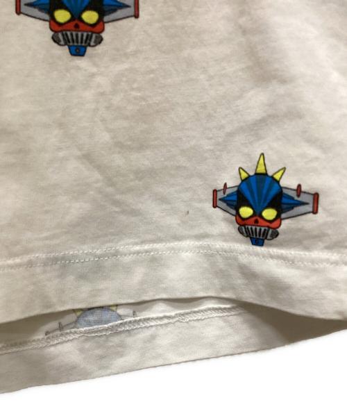 HYDROGEN（ハイドロゲン）HYDROGEN (ハイドロゲン) H-ROBOT柄ロングスリーブTシャツ ホワイト サイズ:Mの古着・服飾アイテム