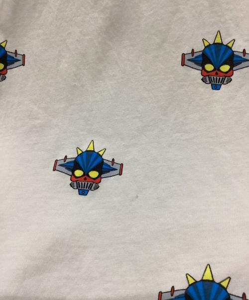 HYDROGEN（ハイドロゲン）HYDROGEN (ハイドロゲン) H-ROBOT柄ロングスリーブTシャツ ホワイト サイズ:Mの古着・服飾アイテム