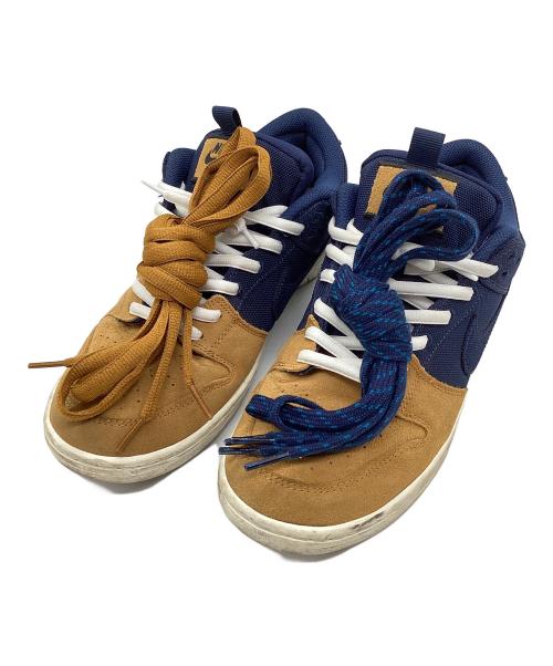 NIKE SB（ナイキエスビー）NIKE SB (ナイキエスビー) DUNK LOW ”DESERT OCHRE and MIDNIGHT NAVY” ブラウン×ネイビー サイズ:SIZE 27cmの古着・服飾アイテム