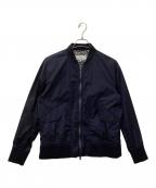 green label relaxingグリーンレーベルリラクシング）の古着「ELAN LIMONTA MA-1 ブルゾン」｜ネイビー