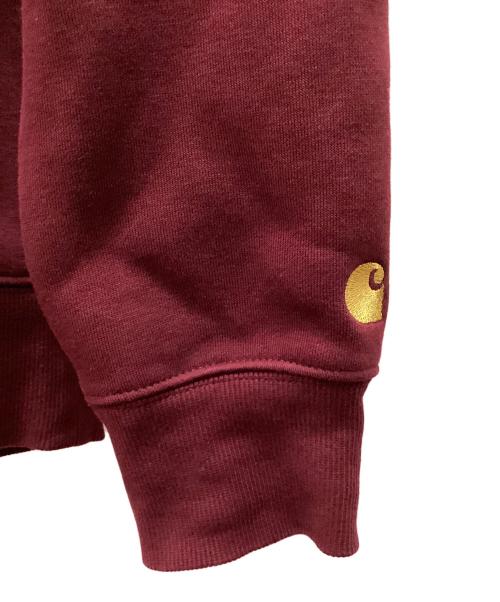 Carhartt WIP（カーハート ワークインプログレス）Carhartt WIP (カーハート ワークインプログレス) CHASE NECK ZIP SWEAT エンジ サイズ:Mの古着・服飾アイテム