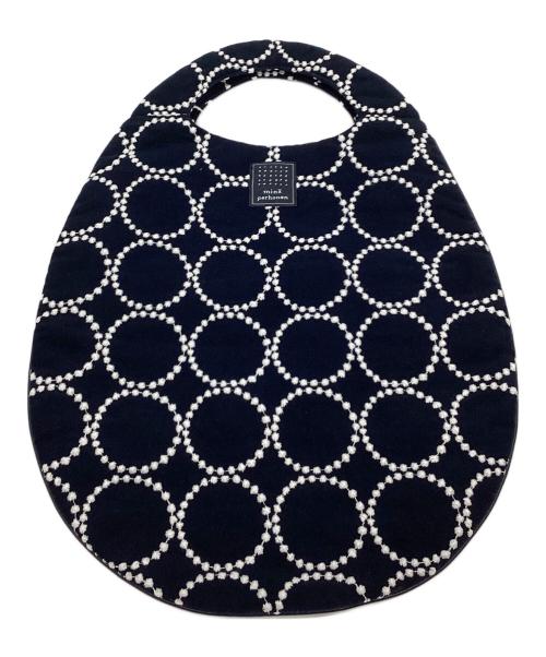 mina perhonen（ミナ ペルホネン）mina perhonen (ミナ ペルホネン) タンバリンエッグバッグ ネイビー 未使用品の古着・服飾アイテム