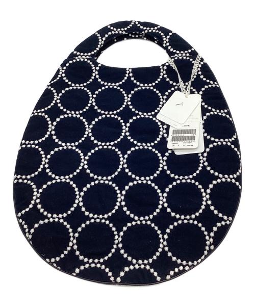 mina perhonen（ミナ ペルホネン）mina perhonen (ミナ ペルホネン) タンバリンエッグバッグ ネイビー 未使用品の古着・服飾アイテム