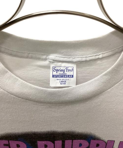 Spring Ford（スプリング フォード）Spring Ford (スプリング フォード) 80sDEEP PURPLE Tee ホワイト サイズ:Lの古着・服飾アイテム