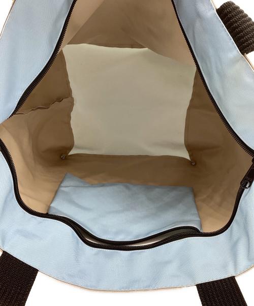 Herve Chapelier（エルベシャプリエ）Herve Chapelier (エルベシャプリエ) ナイロン舟型ショルダーL NACRE-BLEUET(0510) /の古着・服飾アイテム