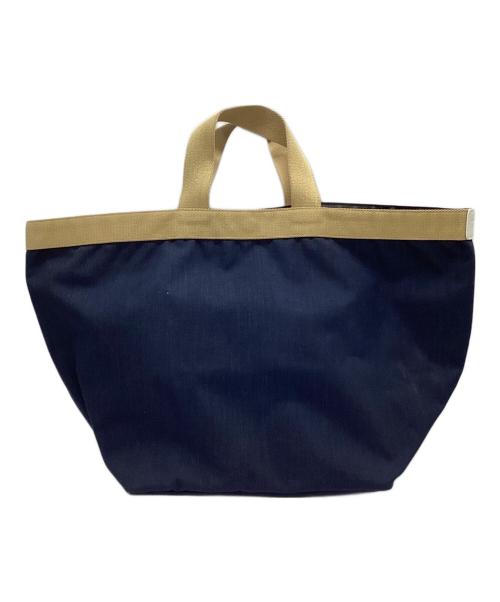 Herve Chapelier（エルベシャプリエ）Herve Chapelier (エルベシャプリエ) トゥモローランド別注コーデュラ舟型トートL ネイビー×ゴールドの古着・服飾アイテム