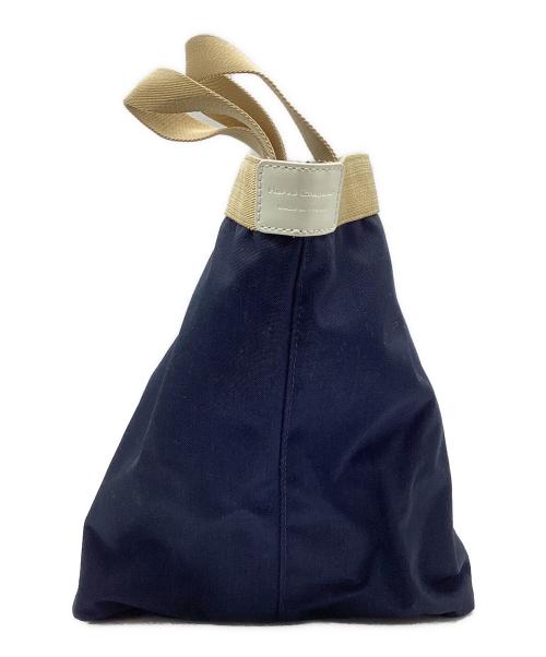Herve Chapelier（エルベシャプリエ）Herve Chapelier (エルベシャプリエ) トゥモローランド別注コーデュラ舟型トートL ネイビー×ゴールドの古着・服飾アイテム