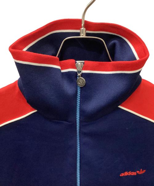 adidas（アディダス）adidas (アディダス) 70sトラックジャケット レッド×ブルー サイズ:XLの古着・服飾アイテム