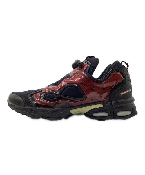 REEBOK（リーボック）REEBOK (リーボック) PUMP RUNNING ブラック×レッド サイズ:27.5cmの古着・服飾アイテム